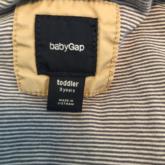 Baby Gap Lightweight Khaki Jacket Size 3T - Picture 3 of 8